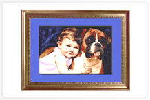 Portrait with a pet