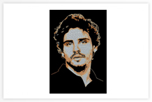 Portrait on clothing