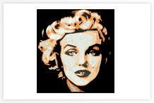 Portrait on clothing
