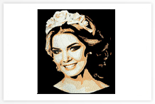 Portrait on clothing